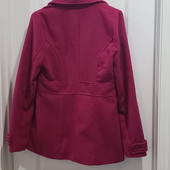 Adorable pink pea coat. - Picture 5 of 11